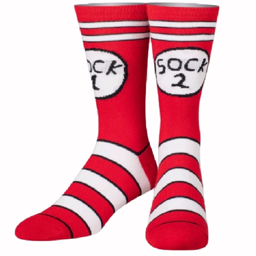 Sock 1 Sock 2 Athletic Crew Socks - NEW Fast Ship